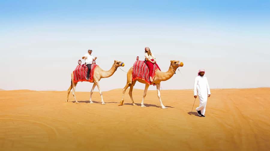 Dubai: Desert Safari, Camel Ride, Sandboarding, Quad Bike - Camel ride: short, sweet, and genuinely different