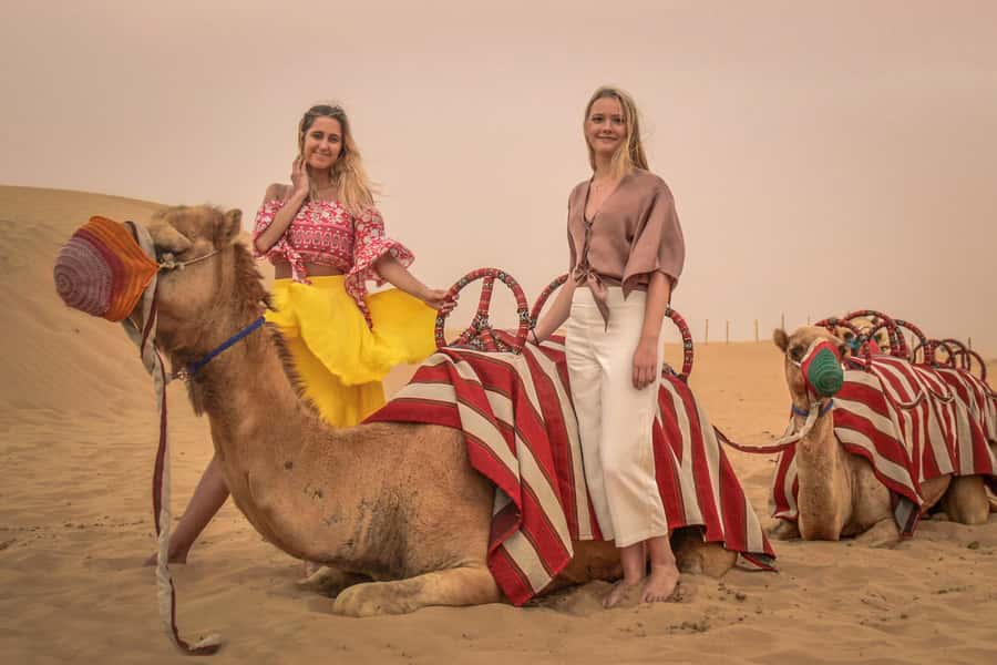 Dubai: Desert Safari, Quad Bike, Camel Ride & Al Khayma Camp - Sandboarding on Real Slopes: Fast Fun for Great Photos