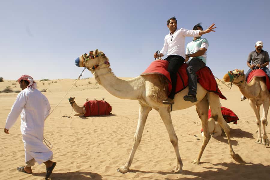 Dubai: Desert Safari, Quad Bike, Camel Ride and Sandboarding - Camel ride and the photo stop: the calmer intermission