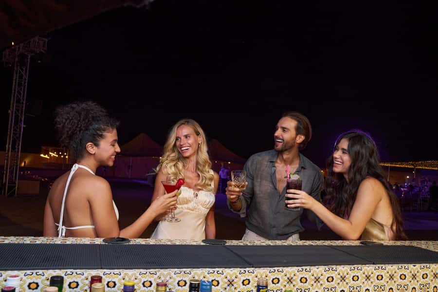 Dubai: Desert Safari, Quad Bike & Premium Camp Experience - Nine live performances plus live fire: what you get besides dinner