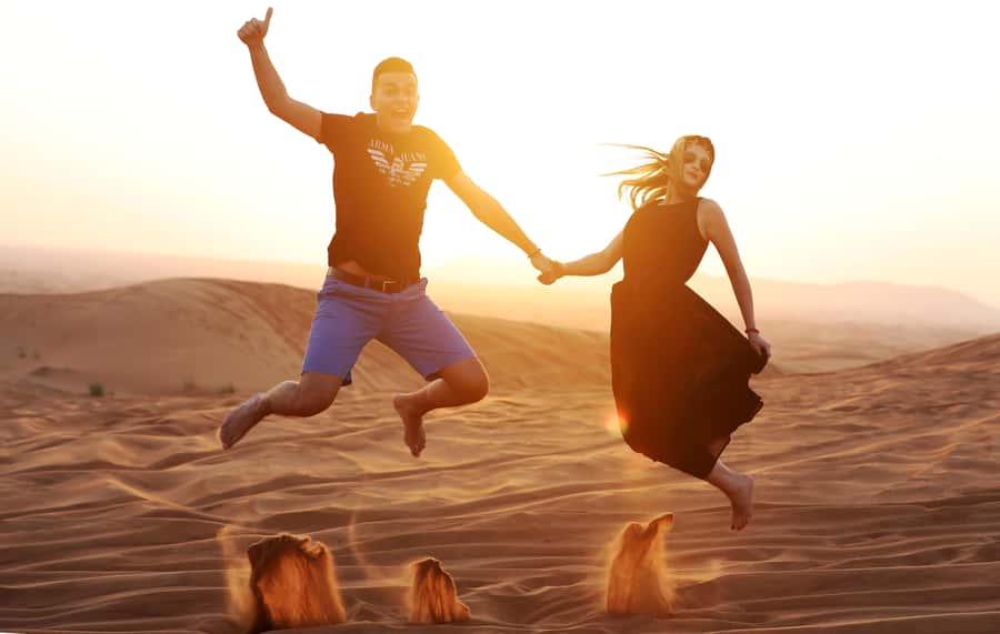 Dubai: Desert Safari, Quad Bike, Sandboarding, Camels & BBQ - Quad Biking (Optional): More Control, More Responsibility