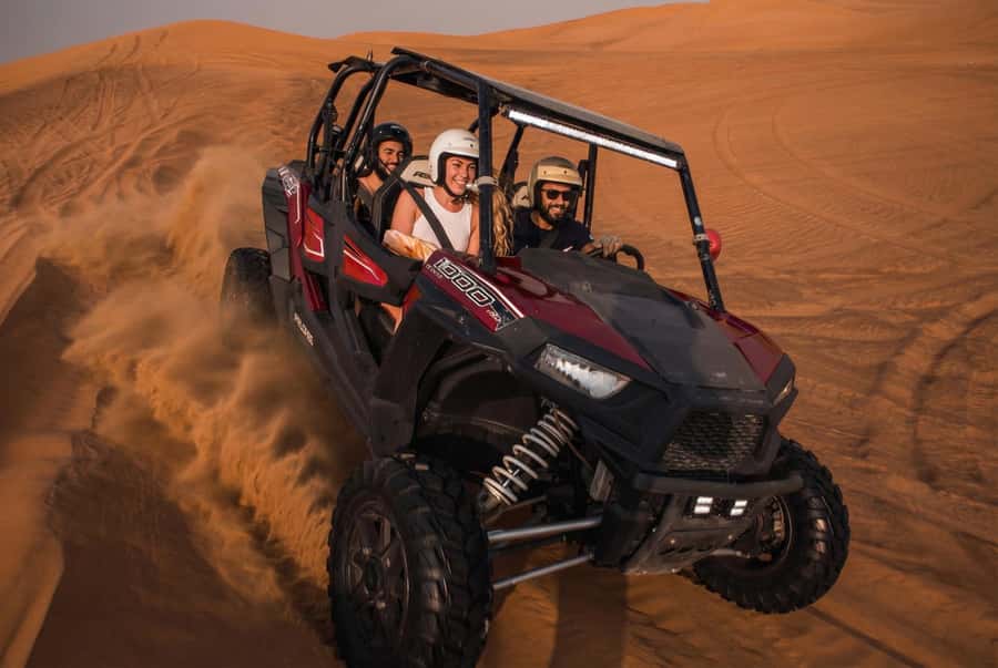 Dubai: Desert Safari, Quad Bike, Sandboarding, Camels & BBQ - Hotel Pickup in an Air-Conditioned 4x4 (Plus The Summer Timing Twist)