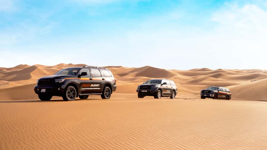 Dubai Desert Safari - Sandboarding, Quad Bike & BBQ Options - Entering the Desert: Lahbab Pickup and the Ride Out