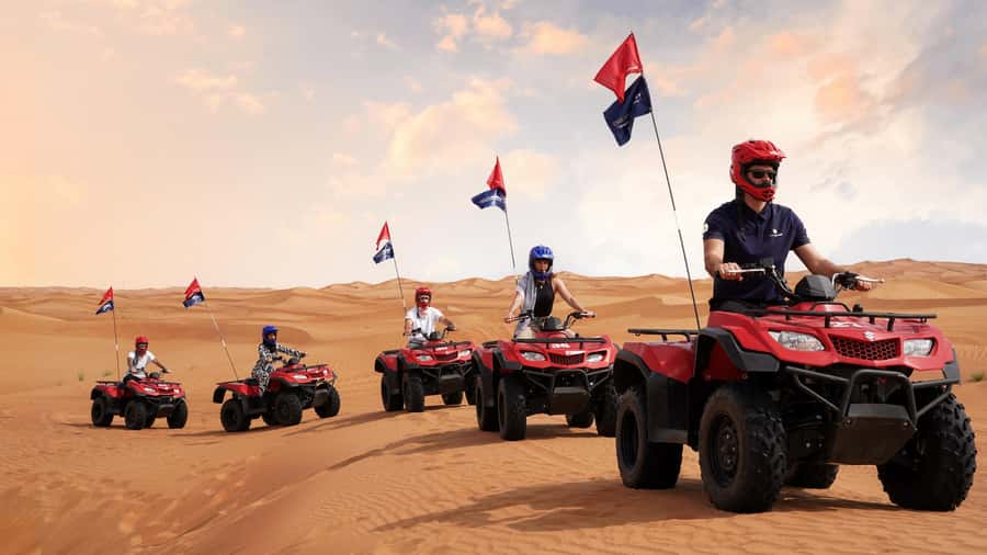 Dubai Desert Safari - Sandboarding, Quad Bike & BBQ Options - The Main Show: 30–45 Minute Dune Bashing in the Red Dunes