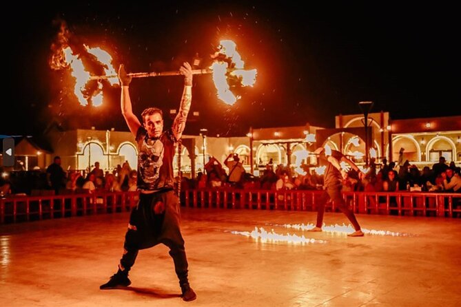 Dubai Desert Safari Tour with Quad Bike for 60mins & BBQ Dinner. - Bedouin-Style Camp: Arabian Gahwa, Henna, Sheesha, and Fire Shows