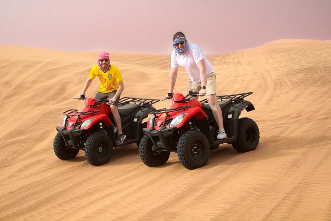 Dubai Desert Safari with Adventure Quad Bike and Buggy Ride - Stop at Lahbab: Quad Bike Thrills (Without Needing Skills)