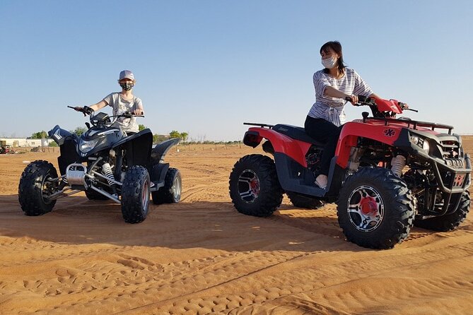 Dubai Desert Safari With BBQ, Quad Bike And Camel Ride - Dune bashing: 35–40 minutes of 4x4 sand thrill