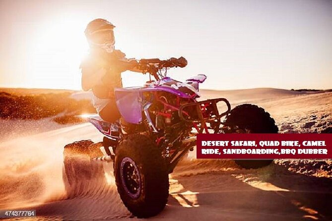 Dubai Desert Safari With BBQ, Quad Bike And Camel Ride - The camp dinner: BBQ buffet, drinks, and photos
