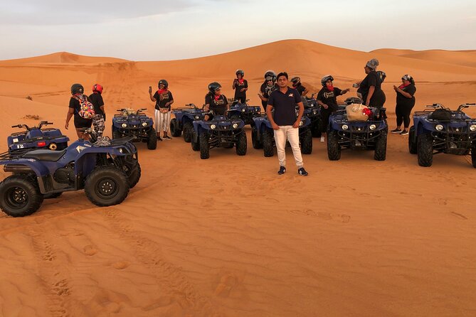 Dubai Desert Safari With Camp Activities and ATV Self Drive Quad Bike - Camp Dinner With Unlimited Non-Alcoholic Drinks