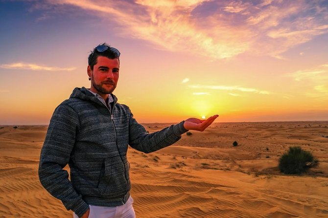 Dubai Desert Trail: Guided Quad/Polaris ATV & Red Dunes Safari - 45 minutes of 4WD dune bashing and a tall dune photo stop