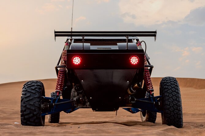 Dubai Dune Buggy Safari Tour in Red Dunes Options - Desert Camp Time: Sandboarding, Camel Rides, and the BBQ Upgrade