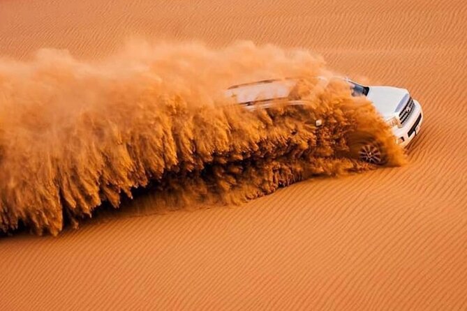 Dubai Evening Desert Safari With Quad Bike and BBQ Dinner - “Big sights” add up: Burj Khalifa, Gold Souk, Dubai Frame, Atlantis