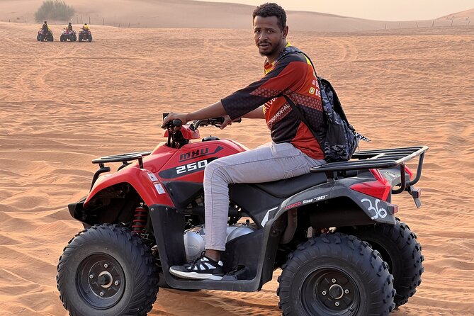 Dubai Evening Red Dune Safari With 30 Mins ATV, BBQ, Live Shows - Quad Biking and Sand Boarding: Your Best Adrenaline Option