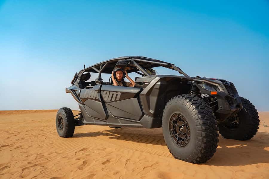 Dubai: Extreme Can-Am Buggy Desert Safari Adventure - Sandboarding and quick photo stops that actually help