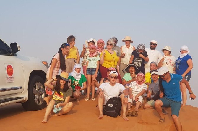 Dubai Half day Desert Safari Quad Bike & Flying Dress Photoshoot - Sunset picture stop in Lahbab: when the desert looks its best