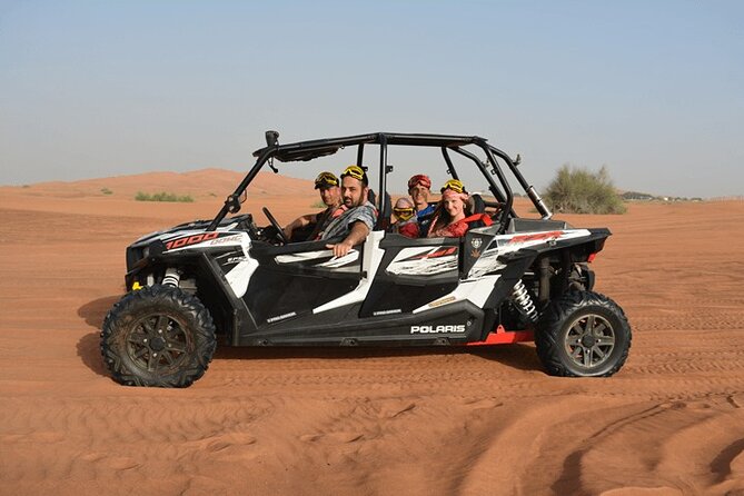 Dubai Morning 4 Seater Buggy Tour Sand Boarding & Camel ride - Quick highlights to know before you go