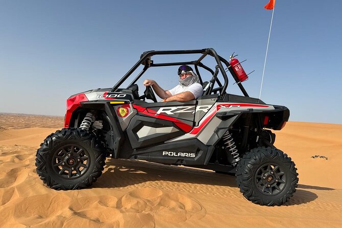 Dubai Morning 4 Seater Buggy Tour Sand Boarding & Camel ride - Pickup, private group size, and how the day stays organized