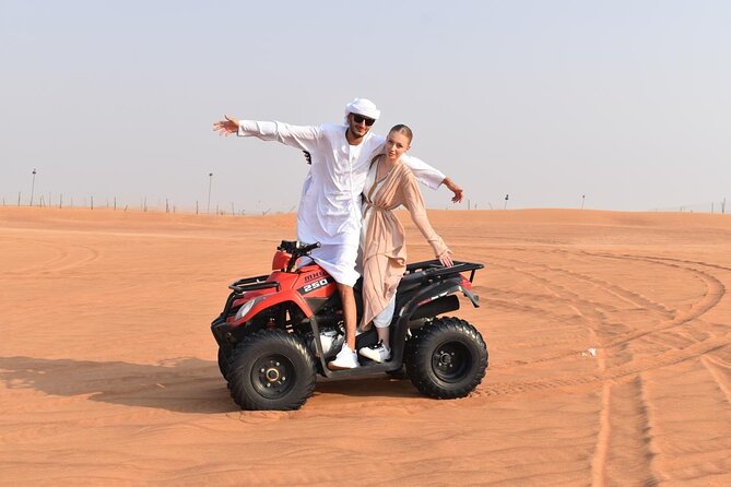 Dubai Premium Red Dunes Safari, Quad Bike, Camels & BBQ - The 30m Quad Bike ATV Ride: Time You Can Actually Feel