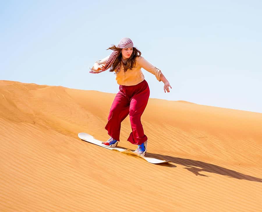 Dubai: Quad Bike, Dune Buggy, and Sandboarding Experience - Trading Dubai traffic for red-dune mayhem