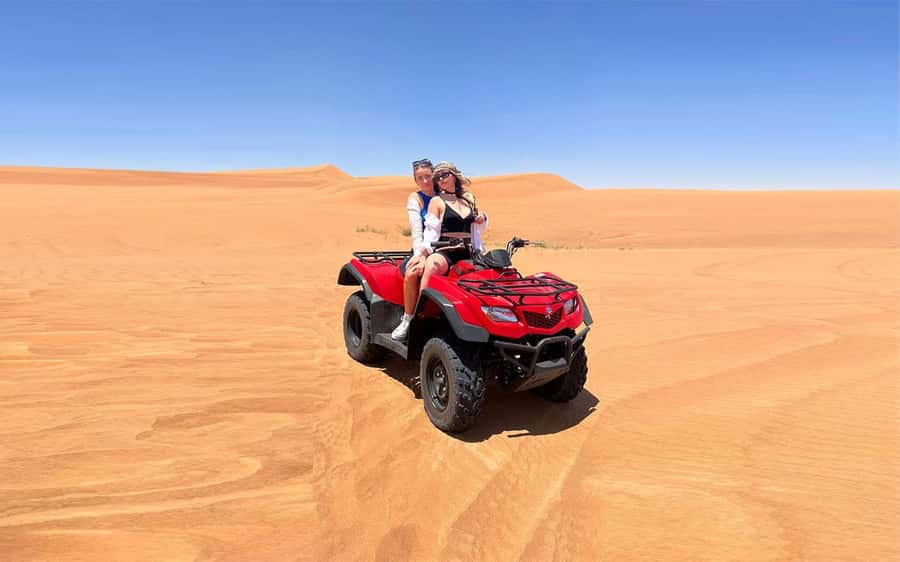 Dubai: Quad Bike, Dune Buggy, and Sandboarding Experience - How long is it really? The 1–4 hour timing game
