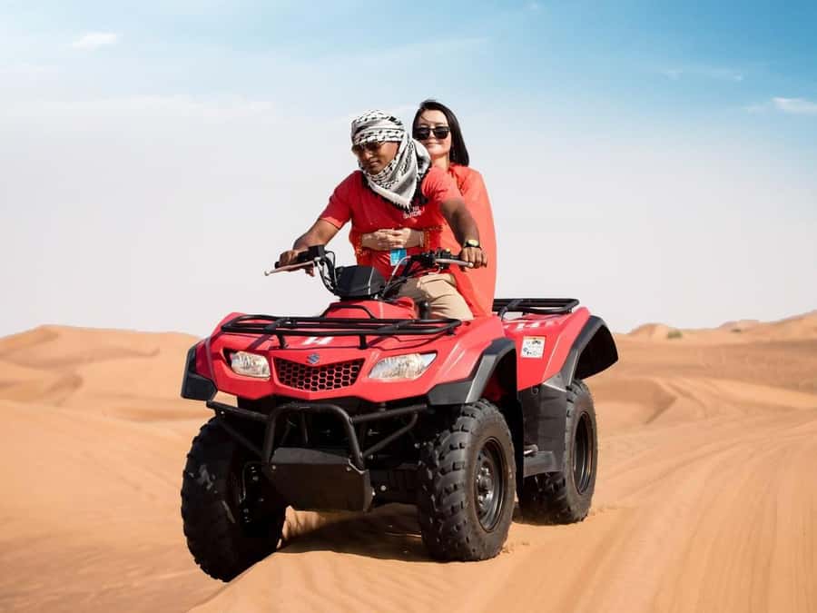 Dubai: Quad Bike or Dune Buggy Adventure & Optional Transfer - Key Highlights at a Glance