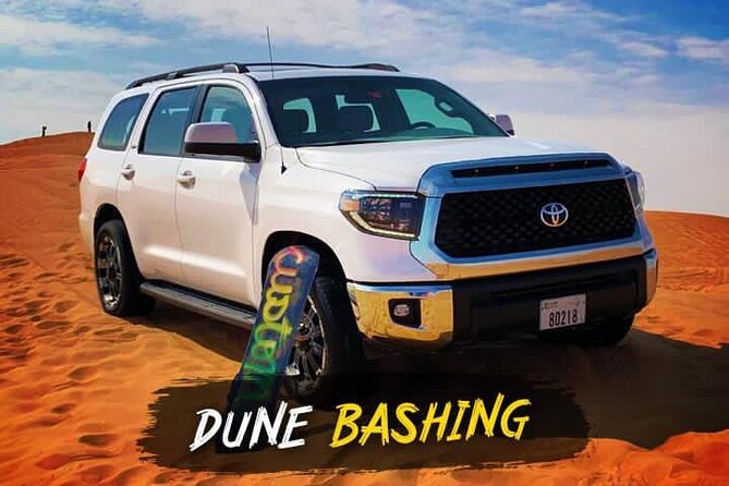 Dubai Quad bike ride 30 Min: Dune bashing, Sand Boarding & Dinner - Ramadan and dry-day rules can change what you see at night