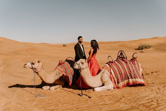 Dubai: Red Dunes Desert Safari, Camel ride, Sandboard, Quad Bike - Camp evening: BBQ dinner, shows, shisha, and the classic Bedouin vibe