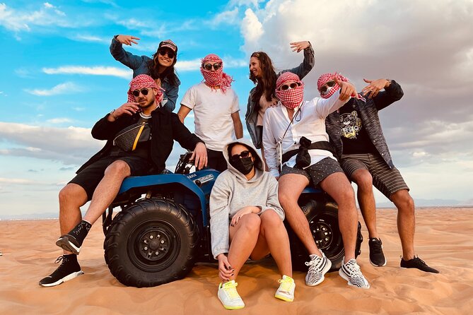 Dubai Red Dunes Quad Bike Tour,Sandboard, Camel ride & BBQ Dinner - Key things to know before you go