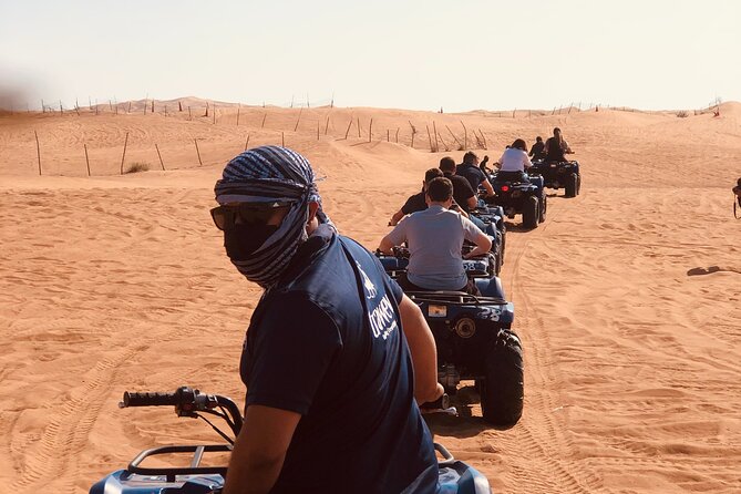 Dubai Red Dunes Quad Bike Tour,Sandboard, Camel ride & BBQ Dinner - The red dunes of Lahbab: why this part matters