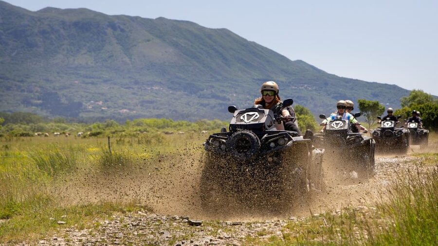 Dubrovnik: Kojan Koral ATV Quad Safari with transport - Konavle field, Ljuta river, and wetlands: where the adrenaline shows up