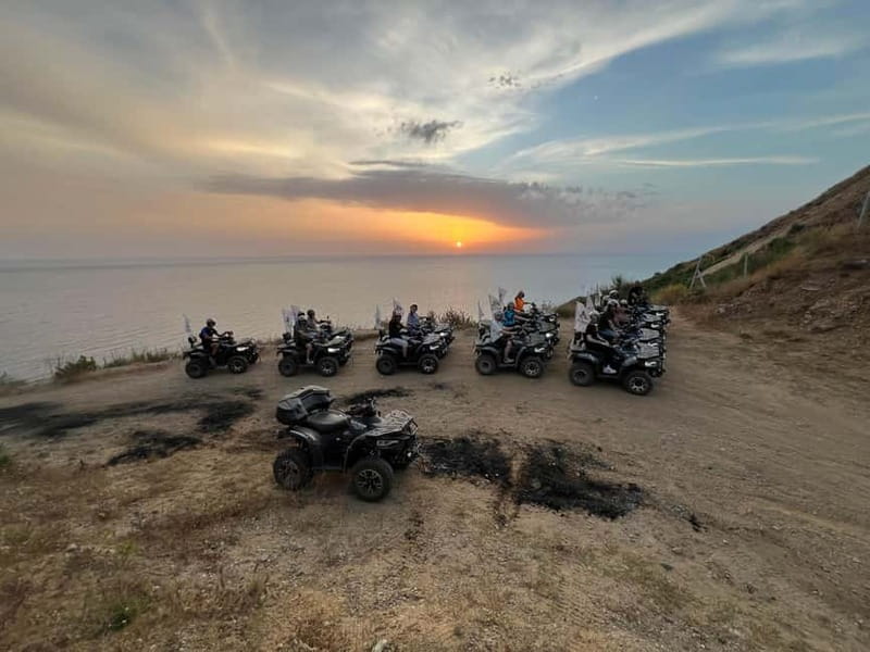 Durres: ATV Golden Hour - Golden Hour ATV Riding Above Durrës and the Adriatic