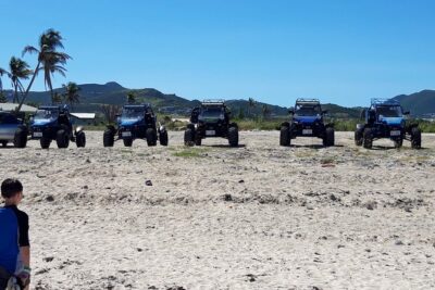 Electric Adventures Buggy Rental - Driving the island: tight roads, quick turns, and plane-beach chaos