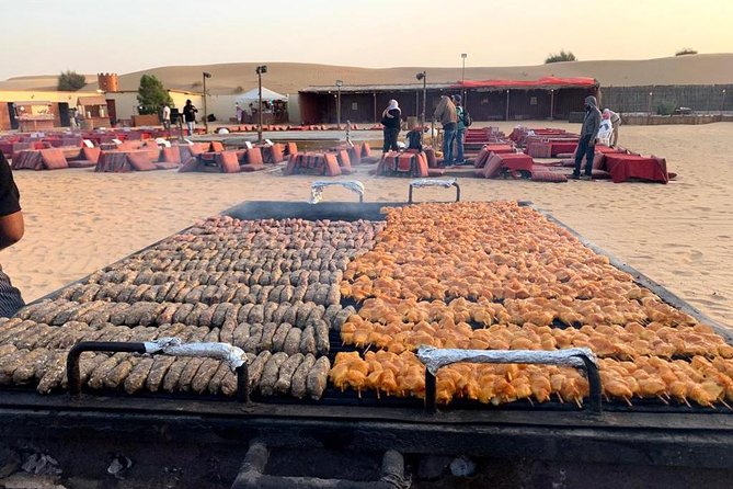 Evening Desert Safari BBQ Dinner With Quad Bike & Sand boarding - BBQ dinner: what you get and where the value is