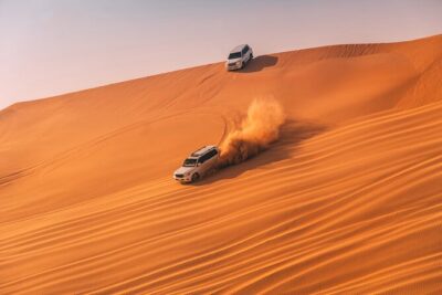 Evening Desert Safari with ATV Quad Bike Dune Bashing BBQ Dinner - Pickup in a Nissan Patrol or Land Cruiser: Why It Feels Low-Stress
