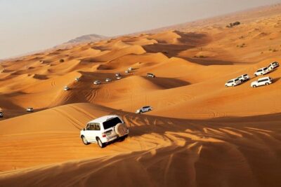 Evening Desert Safari with BBQ Dinner & self-drive Quad biking - Dune bashing: the red-dune roller coaster