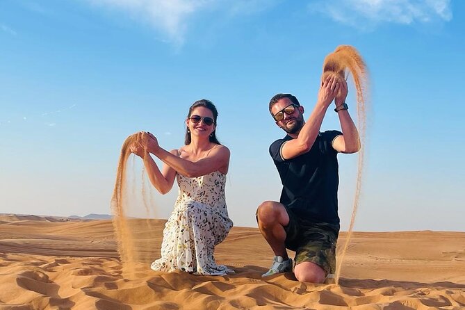 Evening Desert Safari with Quad Bike, Camel Ride & BBQ Dinner - From Dubai pickup to desert camp, the pacing makes sense