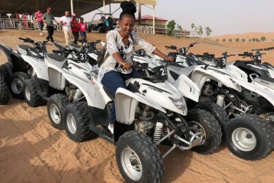 Evening Desert Safari with Quad Bike, Dune Bashing, Entertainments, BBQ Dinner - Pickup, ride to Lahbab, and how the day stays organized