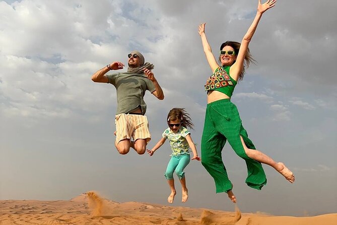 Evening Dubai Safari with BBQ, Dance Shows & Quad Biking optional - Sandboarding, camel rides, and henna moments that actually fit