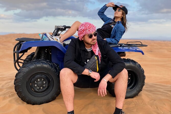 Evening Quad Bike, Desert Safari in Dubai , BBQ Dinner and Shows - Dune bashing and sand boarding: roller-coaster thrills with a plan