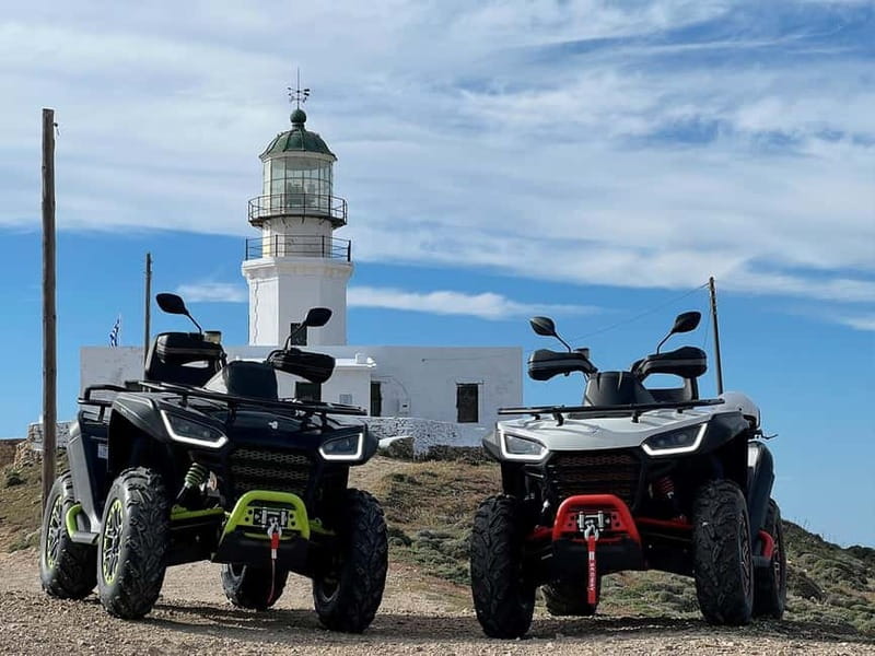Explore Mykonos Island with a 650cc ATV / QUAD Tour - The guide can make or break a quad day