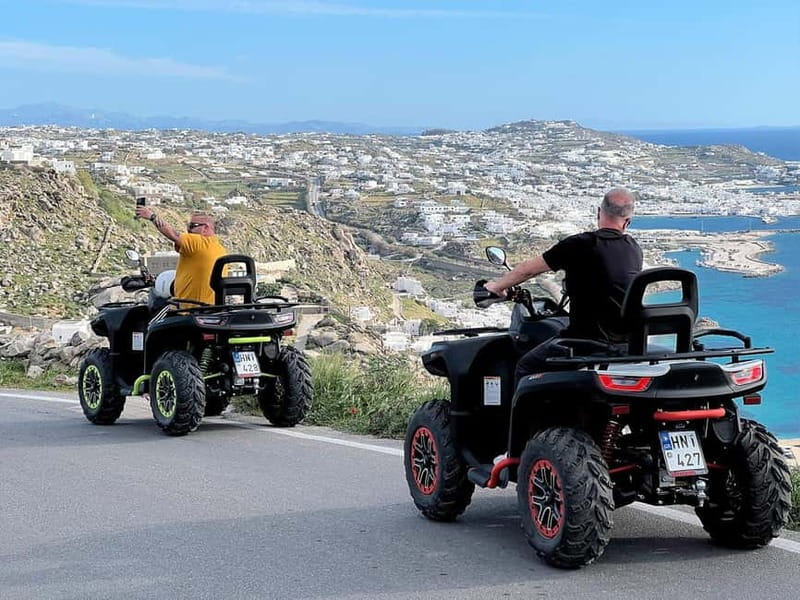 Explore Mykonos Island with a 650cc ATV / QUAD Tour - The pace of a 3-hour loop: what fits, what doesn’t