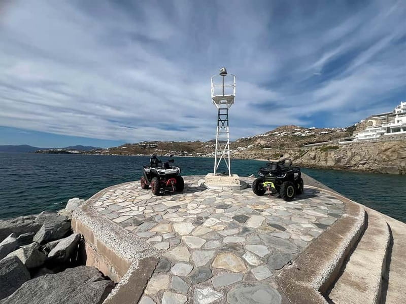 Explore Mykonos Island with a 650cc ATV / QUAD Tour - Fokos Beach: unspoiled coast, and the time tradeoff
