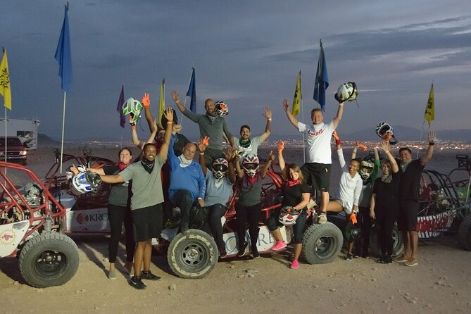 Extreme Dune Buggy Night Chase from Las Vegas - Safety kit and how the buggy controls work at night