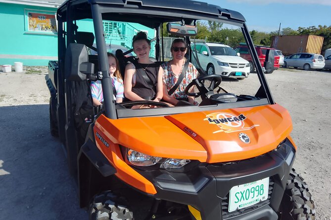 Exuma,Bahamas: 6 Seater Buggy/Jeep Rental with Bluetooth speakers - The One-Day Route: Beaches, Landmarks, and That Freely Yours Feeling