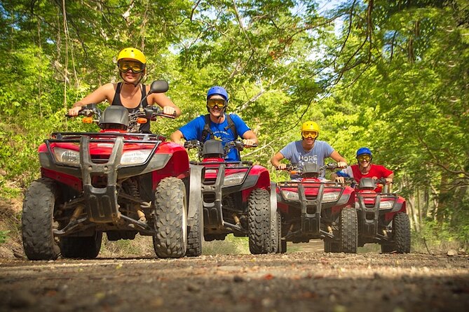 Family ATV Cenote Five Zip Lines Photos Taco Lunch Tequila Taste - Quick hits