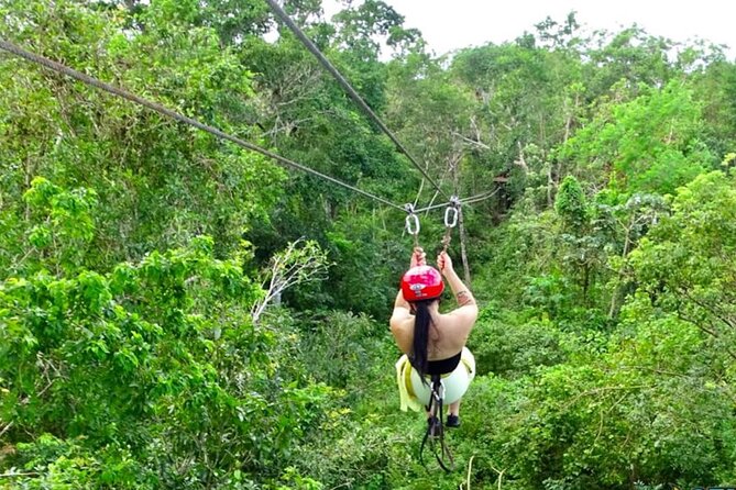 Family ATV Cenote Five Zip Lines Photos Taco Lunch Tequila Taste - The big idea: ATV + zip lines + cenotes in one smooth day
