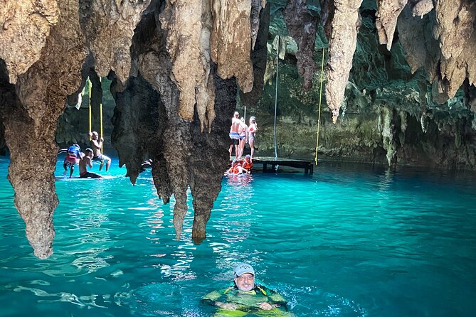 Family ATV Cenote Five Zip Lines Photos Taco Lunch Tequila Taste - ATV time: fast jungle riding, solo or tandem