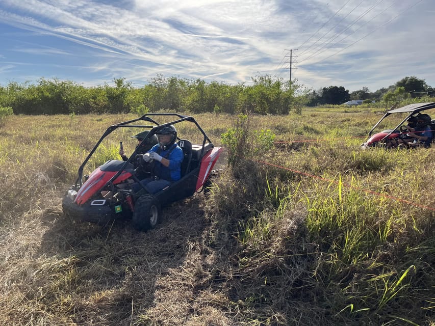 Fort Meade: Bamboo Dune Buggy Tour - Safety setup: helmets, goggles, and who can drive