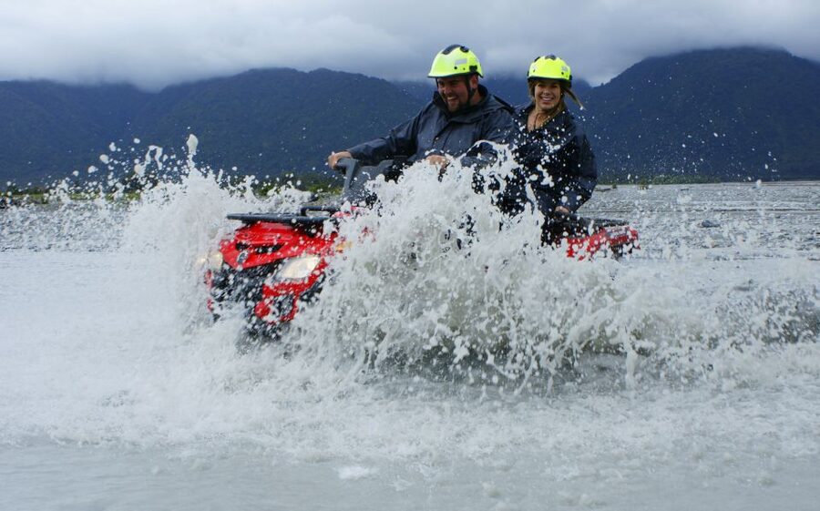 Franz Josef Town: Scenic Glacier Quad Bike Tour with Gear - The 2-hour ride: rainforest tracks to glacier riverbed