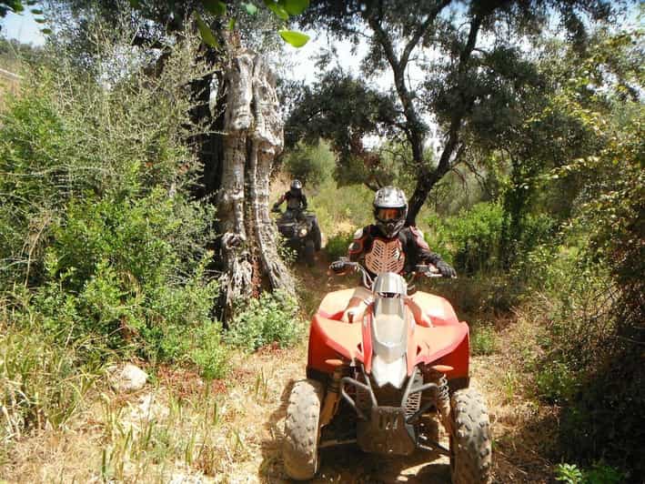 From Albufeira: Paderne Adventure Quad Ride - Midway Break With Photos and Culture Talk (Including Castle Stops)